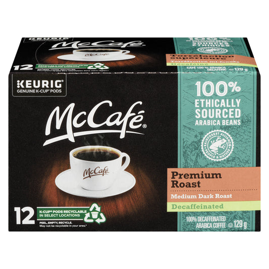MCCAFE MEDIUM-DARK ROAST COFFEE 12 K-CUPS, 6 X 129 G