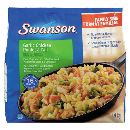 SWANSON GARLIC SKILLET CHICKEN, 6 X 1.19 KG