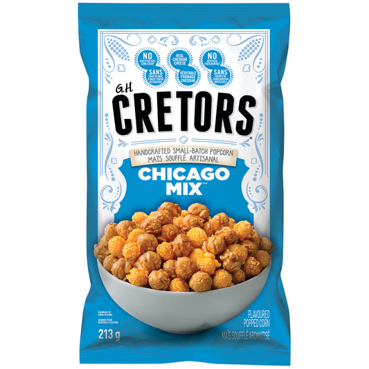 GHCRETOR CHICAGO STYLE POPCORN GLUTEN-FREE, 12 X 213 G
