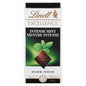 LINDT EXCELLENCE BAR CHOCOLATE DARK MINT INTENSE, 20 X 100 G