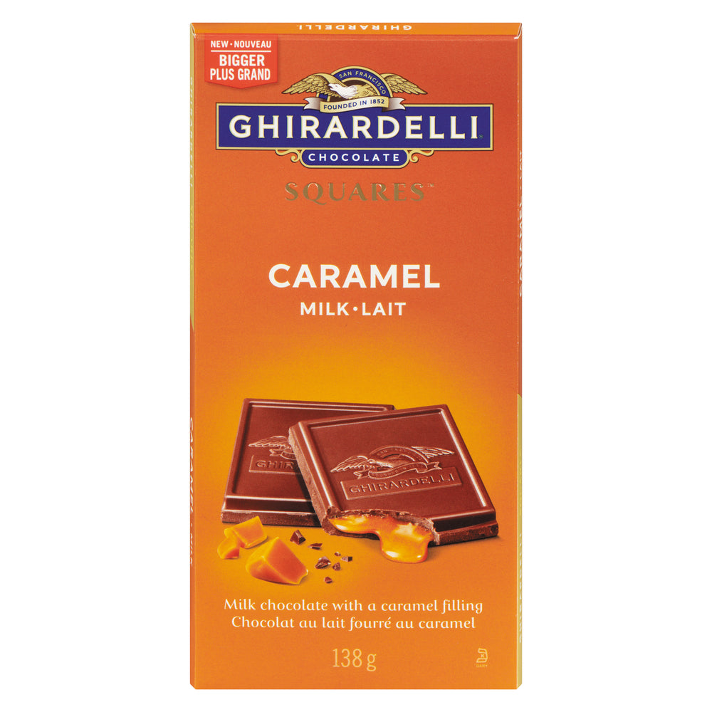 GHIRARDELLI MILK CARAMEL BAR, 10 X 138 G