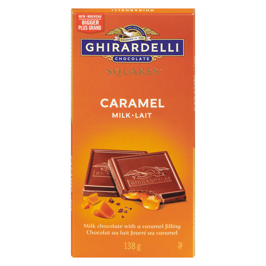 GHIRARDELLI MILK CARAMEL BAR, 10 X 138 G
