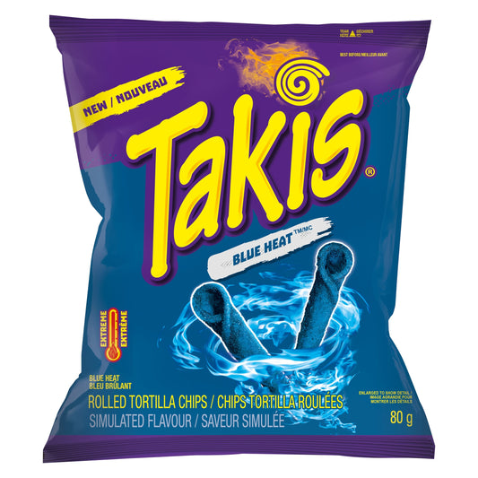 TAKIS, BLUE HEAT 18 X 80G