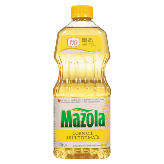 MAZOLA CORN OIL, 12 X 1.18 L