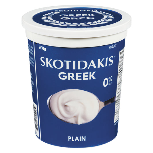 SKOTIDAK GREEK YOGURT NATURAL 0%, 6 X 908 G