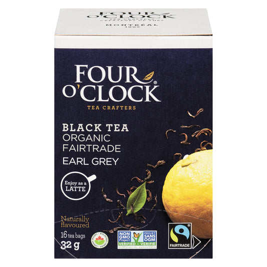 FOUR O'CLOCK ORGANIC EARL GREY EQUITY, 6 X 16 UN