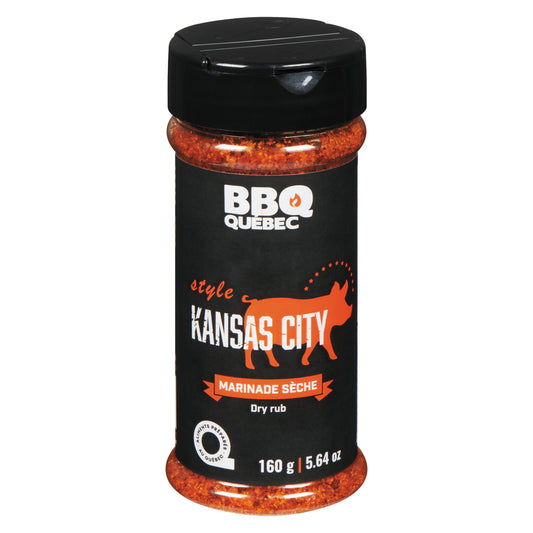 BBQ QUEBEC KANSAS SPICES, 12 X 160 G