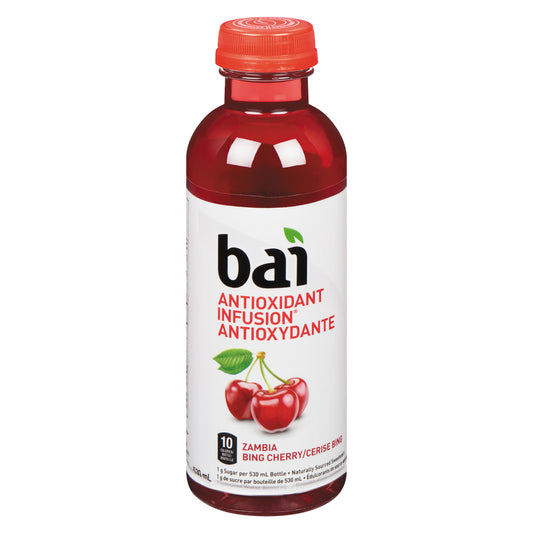 BAI BEVERAGE CHERRY FROM ZAMBIA, 12 X 530 ML