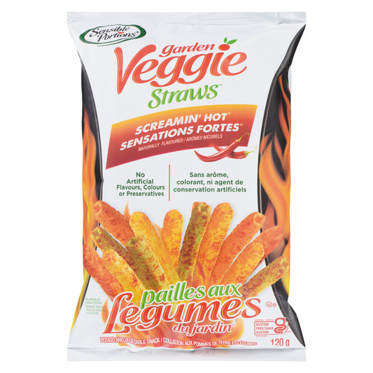 SENSIBLE PORTIONS VEGETABLE STRAWS STRONG SENSATION FLAVOUR, 12 X 120 G