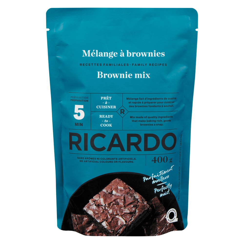 RICARDO BROWNIE MIX, 8 X 400 G