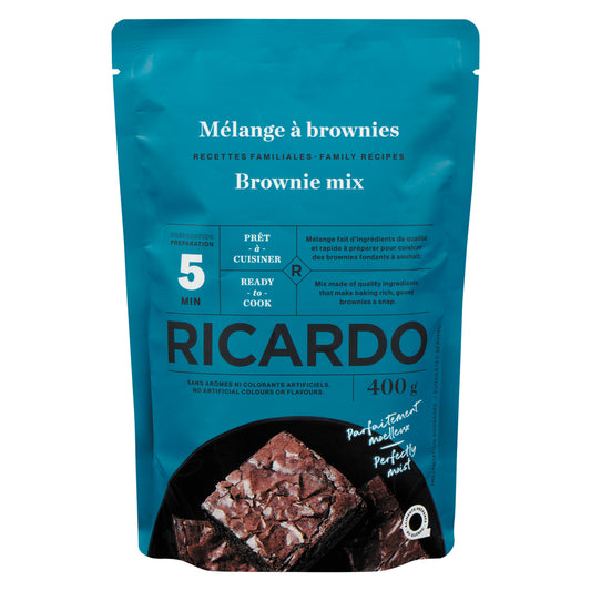 RICARDO BROWNIE MIX, 8 X 400 G