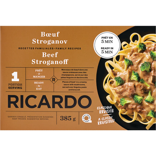 RICARDO BEEF STROGANOFF, 8 X 350 G