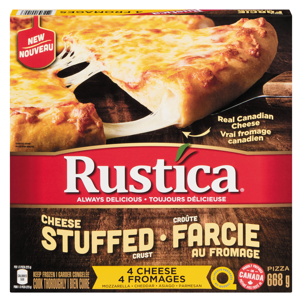 RUSTICA STUFFED PIZZA 4 CHEESES, 12 X 668 G