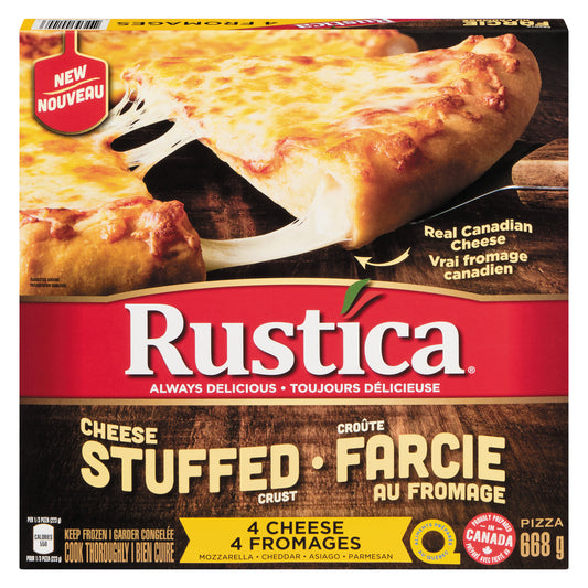 RUSTICA STUFFED PIZZA 4 CHEESES, 12 X 668 G