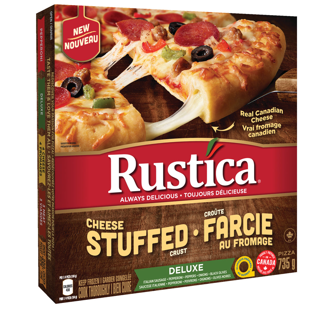 RUSTICA DELUXE STUFFED PIZZA, 12 X 735 G
