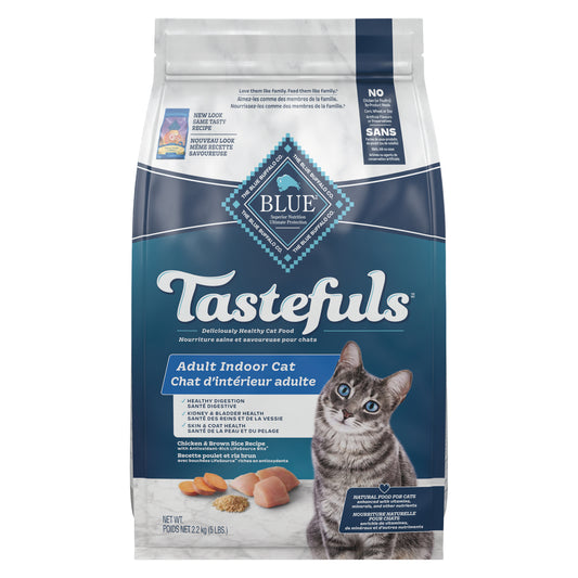 BLUE INDOOR CAT FOOD, 3 X 2.2 KG