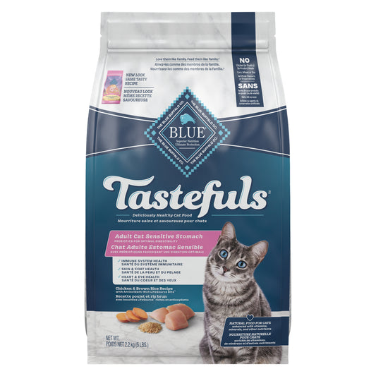 BLUE CAT SENSITIVE STOMACH FORMULA, 3 X 2.2 KG