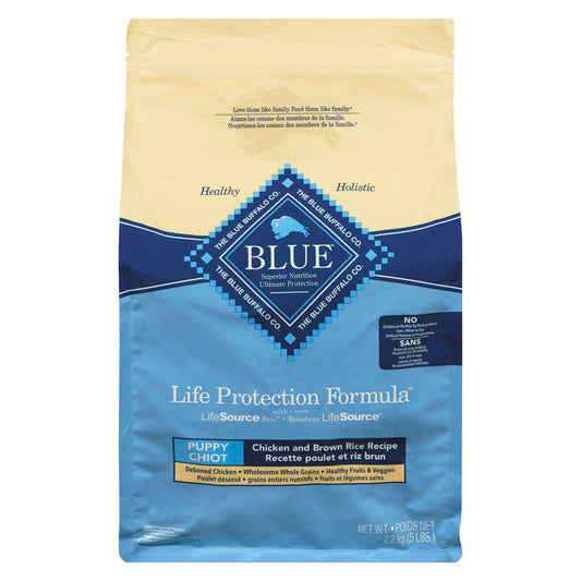 BLUE PUPPY CHICKEN & BROWN RICE FORMULA, 3 X 2.2 KG