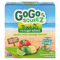 GOGOSQUEEZ TROPICAL APPLE LIME ORANGE LEMON COMPOTE, 12 X 360 G