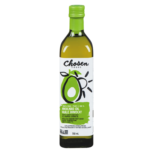 CHOSEN FOOD AVOCADO OIL, 6 X 750 ML