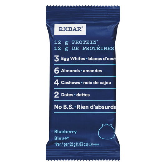 RXBAR BLUEBERRY PROTEIN BAR, 12 X 52 G