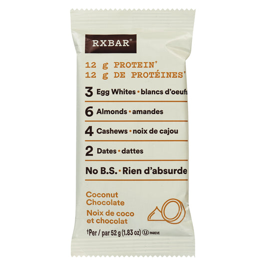 RXBAR COCONUT CHOCOLATE BAR, 12 X 52 G