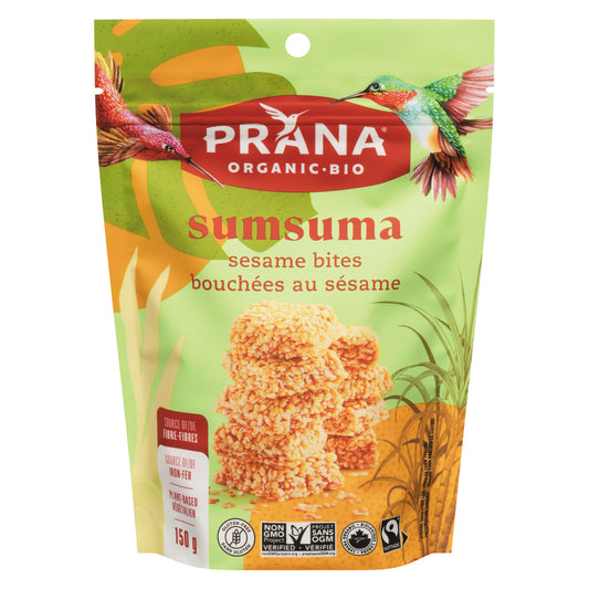PRANA SESAME SUMSUMA GLUTEN-FREE ORGANIC, 8 X 150 G