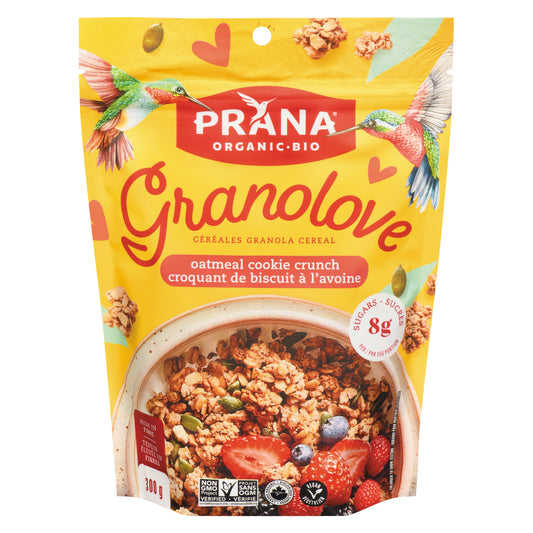 PRANA GRANULOVE CRUNCHY OATS, 8 X 300 G