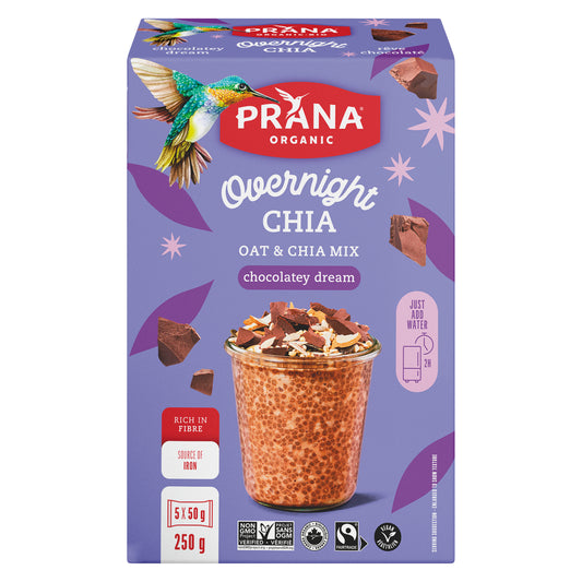 PRANA CHILLED CHOCOLATE CHIA, 8 X 250 G
