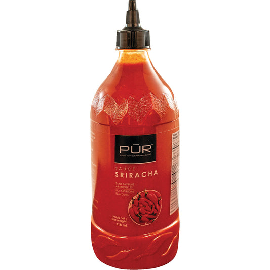 PURE SRIRACHA SAUCE, 12 X 718 ML