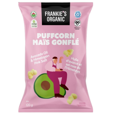 FRANKIE'S, PUFFCORN AVOCADO OIL & HIM PINK SALT, 12 x 120G