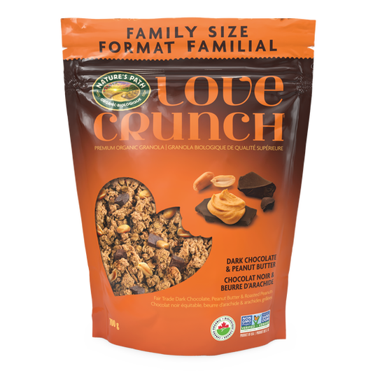 NATURE'S PATH, NP LOVE CRUNCH DARK CHOC PB GRNL 700G, 6 x 700G