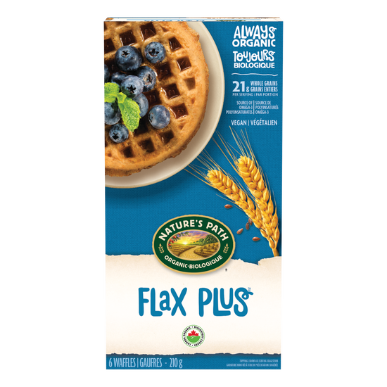 NATURE'S PATH, FLAX PLUS WAFFLES OR, 12 x 210G
