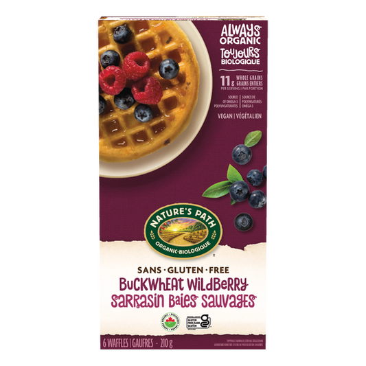NATURE'S PATH, BUCKWHEAT WLDBERRY WFFLS OR, 12 x 210G