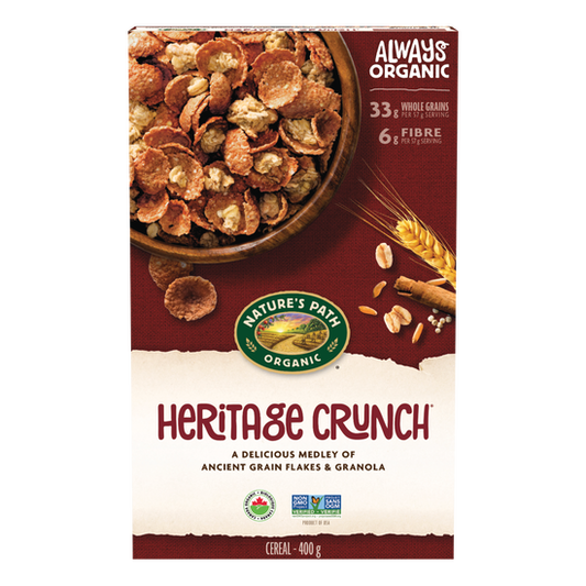 NATURE'S PATH, HERITAGE CRUNCH CER OR, 12 x 400G