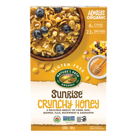 NATURE'S PATH, GF SUNRISE CRUNCHY HONEY OR, 12 x 300 G