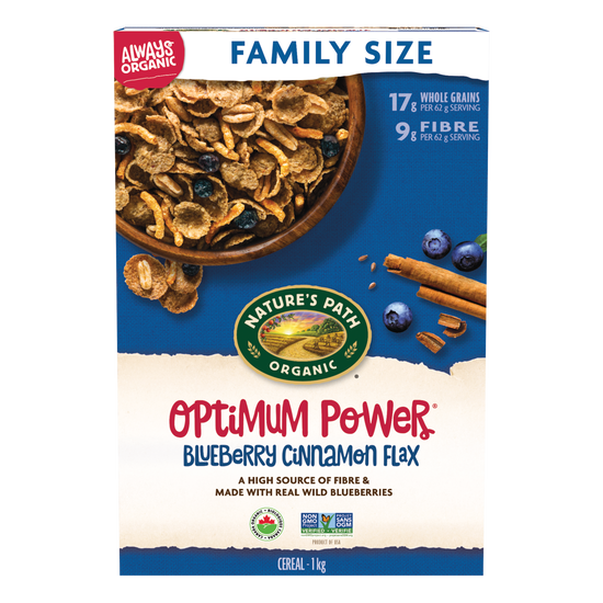 NATURE'S PATH, OPTIMUM BLUBERRY CINN OR 1KG 6PK, 6 x 1KG