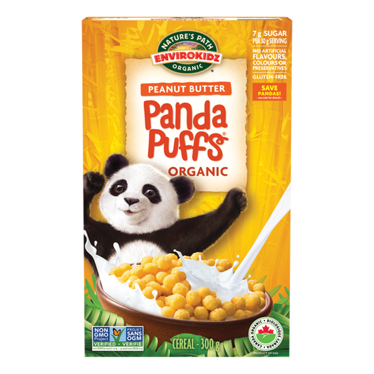 NATURE'S PATH, PNUT BTTR PANDA PUFFS OR, 12 x 300G