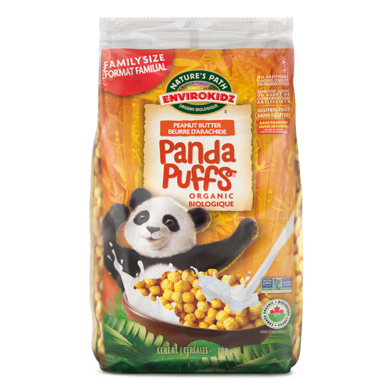 NATURE'S PATH, PEANUT BUTTER PANDA PUFFS OR, 6 x 700G
