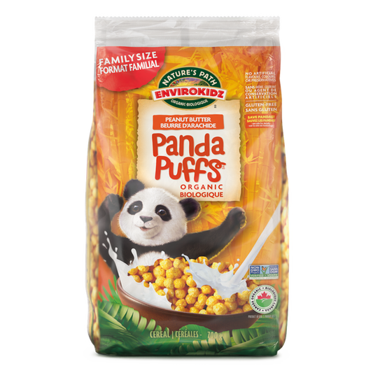 NATURE'S PATH, PEANUT BUTTER PANDA PUFFS OR, 6 x 700G