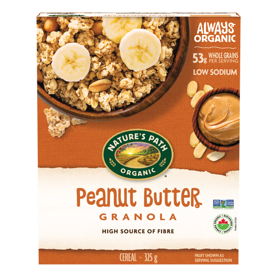 NATURE'S PATH, PEANUT BUTTER GRANOLA OR, 12 x 325G