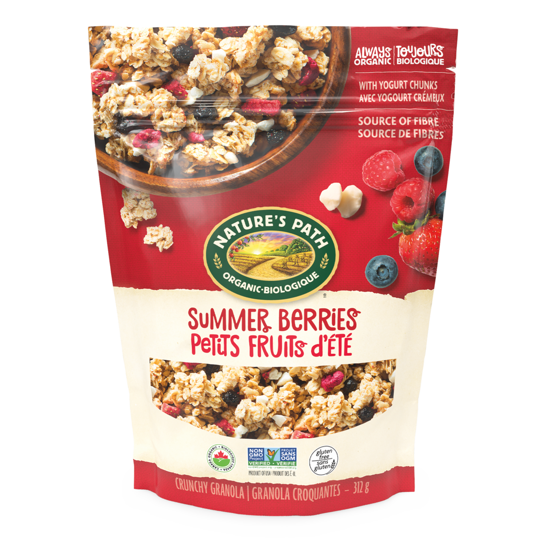 NATURE'S PATH, SUMMER BERRIES GRANOLA OR, 8 x 312 G