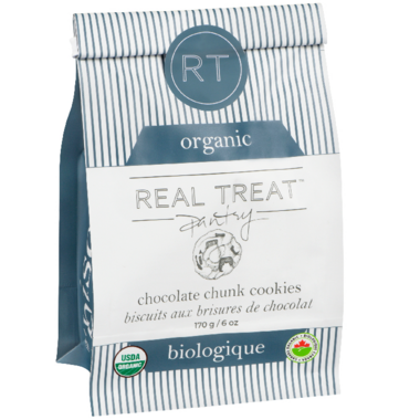 REAL TREAT, ORG CHOCOLATE CHUNK, 6 x 170G