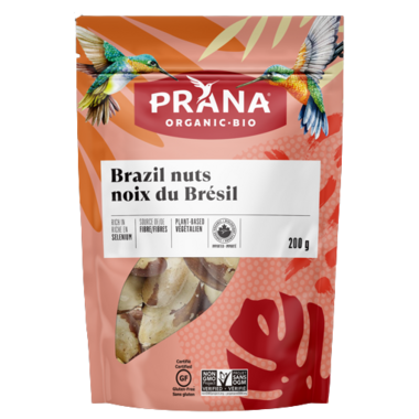 PRANA, RAW BRAZIL NUTS, 6 x 200G