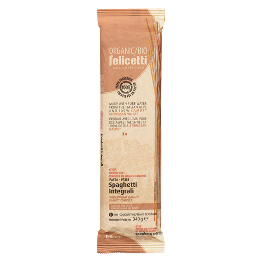 FELICETTI WHOLE KAMUT SPAGHETTI, 12 X 340 G