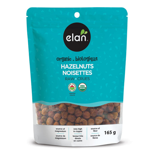 ELAN, RAW HAZELNUTS, 8 x 165G