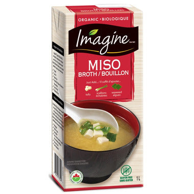 IMAGINE FOODS, ORGANIC MISO BROTH, 12 x 1L