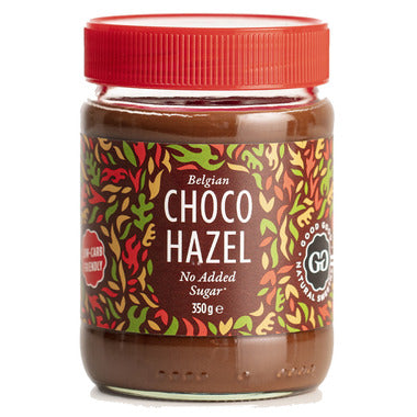 GOOD GOOD, HAZELNUT COCOA SPREAD - NO ADDED SUGARS, 6 x 350G