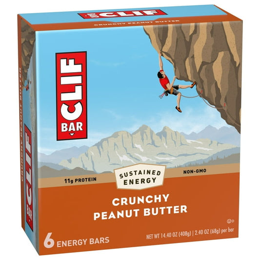 CLIF/LUNABAR, CRUNCHY PEANUT BUTTER 6PK, 6 x 408G