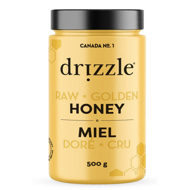 DRIZZLE, GOLDEN RAW HONEY, 12 x 500G